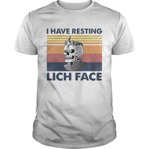 Dungeon Rpg I Have Resting Lich Face  Shirt